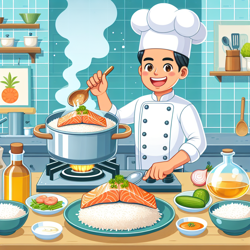 Delicioso Salmón al Vapor con Arroz Jazmín: Una Receta Saludable y Fácil