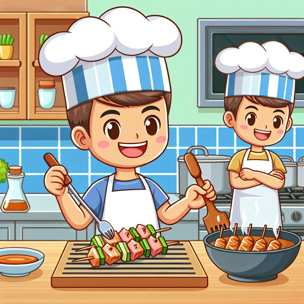 «Deliciosas Brochetas de Pollo a la Barbacoa con Salsa Teriyaki Casera – Receta Fácil y Sabrosa»