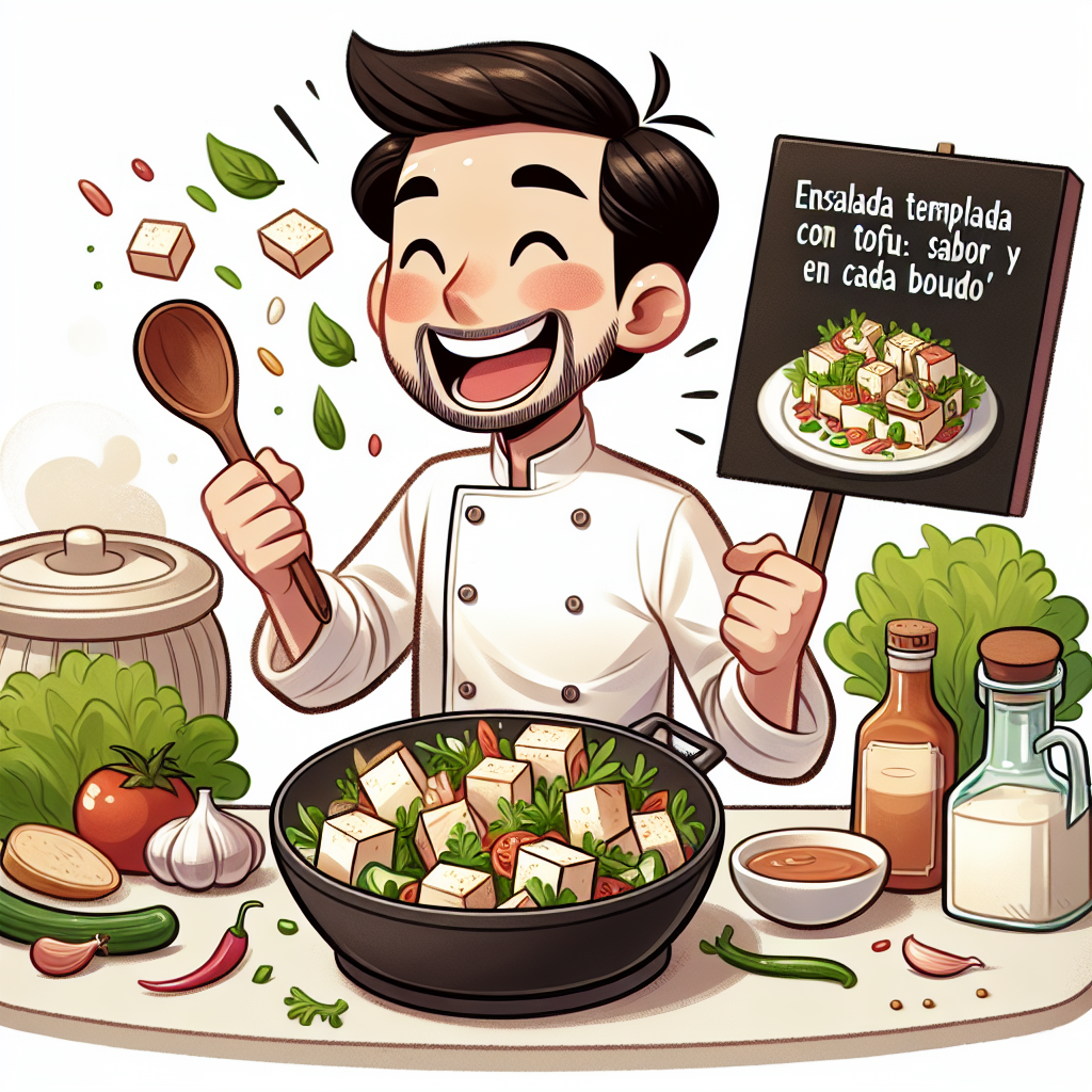 Ensalada Templada con Tofu a la Barbacoa: Sabor y Salud en Cada Bocado