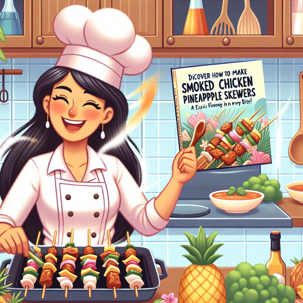 Descubre Cómo Preparar Brochetas Ahumadas de Pollo y Piña: Un Viaje de Sabores Exóticos en Cada Bocado