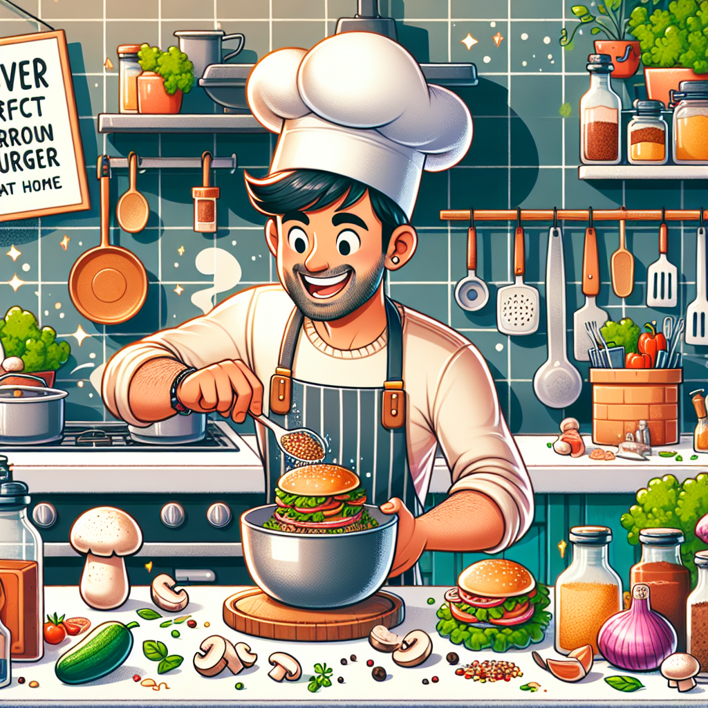 Descubre la Receta Perfecta de Hamburguesa de Quinoa y Champiñones: Deliciosa y Saludable en Casa